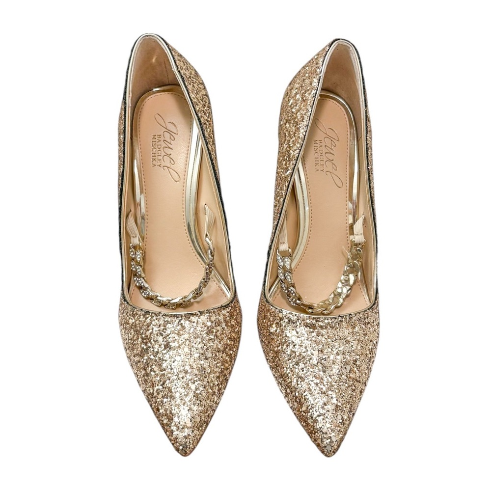 Jewel Badgley Mischka Jaden Mary-Jane Pumps - Picture 4 of 14